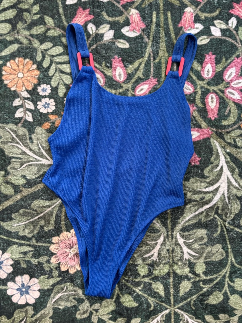 Aerie Crinkle Birthday Scoop Cheekiest One Piece Swimsuit